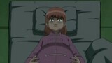 Kagura ate so much before going to bed