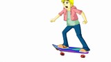 [Ren Ai English] Skateboard boy with too many elements