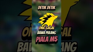 Detik detik onic gagal bawa pulang piala M5 #onic #m5 #5ekarangindonesia #apbren