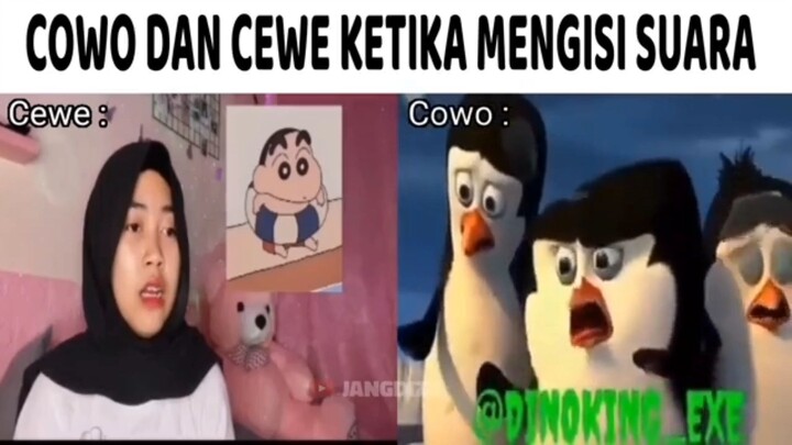 Inilah perbedaan cowo dan cewe ketika mengisi suara🗿🤣👆