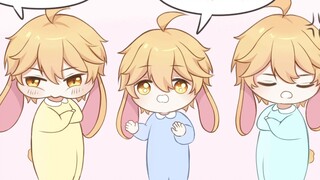 [Xiaokong ooc warning] Xiaotukong's bedtime story "Three Little Rabbits"