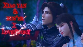 Xiao Yan & Xun'er X Love Story ❤‍🔥❤‍🔥❤‍🔥 || Battle Through The Heavens || #lovestory #btth #romantic