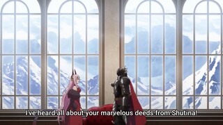 Echidna meets Leo as a Black Knight Onyx for the first time | Yuusha, Yamemasu episode 4