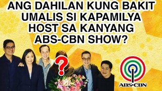 KAPAMILYA HOST UMALIS SA KANYANG ABS-CBN SHOW DAHIL MAY PWESTO SA CURRENT ADMINISTRATION? ALAMIN!