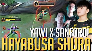 HAYABUSA SHURA FIRST GAMEPLAY with YAWI and SANFORD