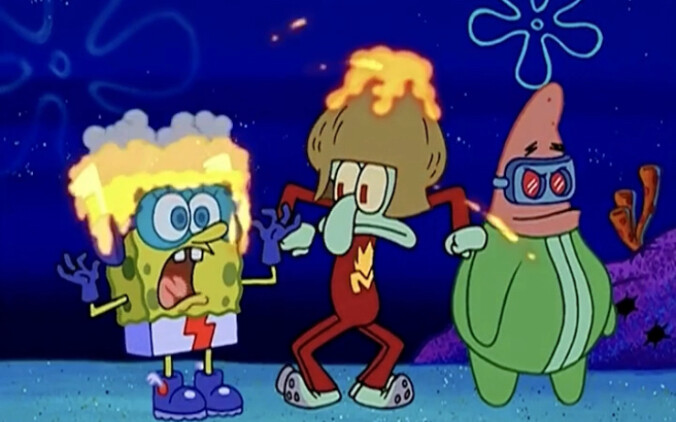 Famous scenes from SpongeBob SquarePants