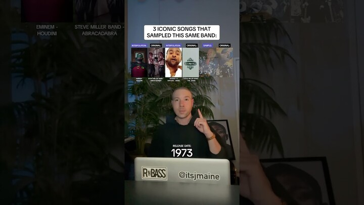 3 Iconic Songs That All Sampled The Same Band: Eminem, Shaggy, etc #shorts #eminem #sample