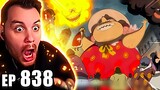 One Piece Episode 838 REACTION | The Launcher Blasts! The Moment of Big Mom's Assassination!