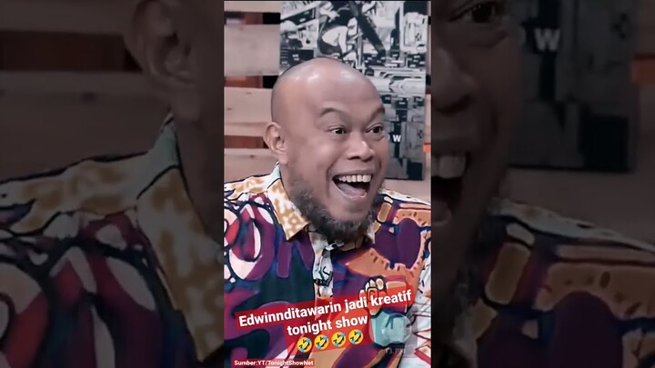 Edwin ditawarin jadi kreatif tonight show 🤣🤣🤣🤣#tonightshow #nettv #tonightshownet #desta #vincent