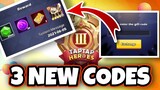 3 NEW TAPTAP Heroes CODES | 3rd Anniversary 2021