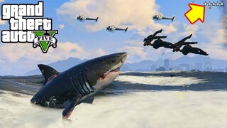 GTA 5 Mod - Cá Mập Hổ Bị Truy Nã 5 Sao Sẽ Như Thế Nào | Big Bang