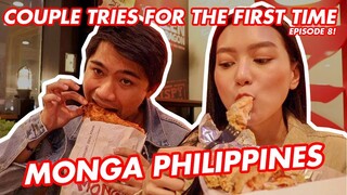 TAIWANESE FRIED CHICKEN + MILK TEA MUKBANG (MONGA PHILIPPINES) | COUPLE TRIES FOR THE FIRST TIME