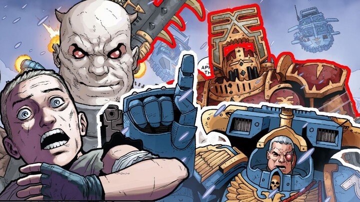 Saya selesai membaca komik Marvel yang sangat populer "Warhammer 40,000: Maneus Calgar" dalam sekali