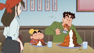 [Crayon Shin-chan] Ăn cơm cà ri cực lớn, mùi cà ri đậm đà, cay nồng thơm phức khiến bạn muốn ngừng ă