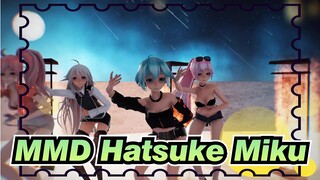 [Hatsune Miku / MMD / 4K / 60fps] 
UNI & IA & Miku & Luka - Bermain Api