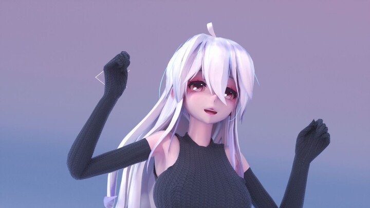 Sweater weak voice cute mmd C4D OC rendering cloth solution