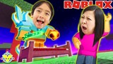 We Found a Glitch in ROBLOX BED WARS! Lets Play with RYAN & MOMMY!!