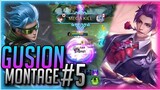 LIGHTNING SPEED?!⚡⚡ | GUSION MONTAGE 5 | MOBILE LEGENDS | SHEYNIE