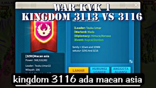 keseruan war kingdom 3113 vs 3116 !! kingdom 3116 ada aliansi Indonesia 🇮🇩