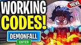 Roblox Demonfall All New Codes! 2021 July