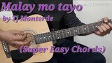 Malay mo tayo - Tj Monterde Easy Guitar Chords (Guitar Tutorial)