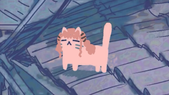It turned out to be Nuannuan. I thought it was a cat!