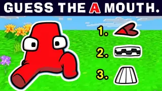 Guess the A Mouth Quiz #235 | Spot the difference Alphabet Lore Quiz