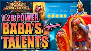 Spying on Baba TC Ataturk's Talent Builds [simple trick to see them...] Rise of Kingdoms