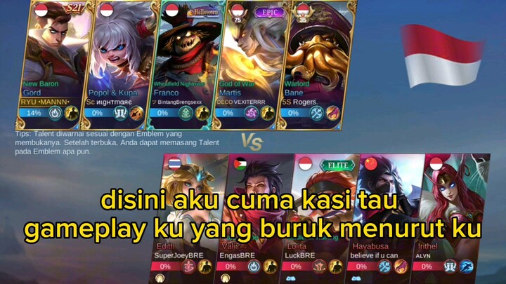 GAMEPLAY YANG BURUK | HANYA GABUT | Mobile Legends Bang Bang