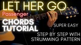 Passenger - Let Her Go Chords (Guitar Tutorial) for Acoustic Cover