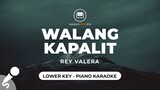 Walang Kapalit - Rey Valera (Lower Key - Piano Karaoke)
