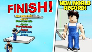 I GOT WORLD RECORD JESSETC TIME TRIAL OBBY! Roblox