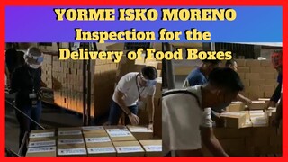 YORME ISKO MORENO | Inspection for the Implementation of Food Box Distribution