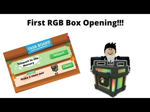 First RGB Box Opening!!! (Adopt Me)