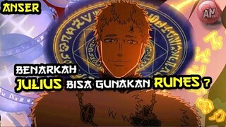 Benarkah JULIUS bisa gunakan RUNES ? ANSER