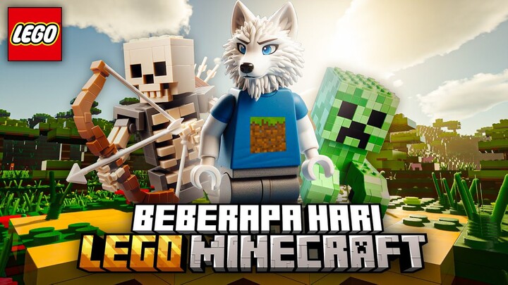 AKU MENGHABISKAN BEBERAPA HARI DI MINECRAFT LEGO REALISTIC!