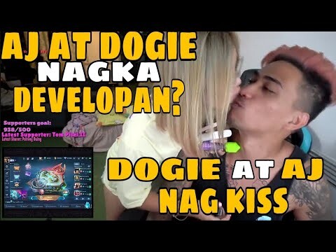 DOGIE at AJ BARRUESO NAG KISS SA LIVESTREAM! DOGIE MAY GIRLFRIEND NA!