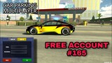 FREE ACCOUNT #165 | CAR PARKING MULTIPLAYER | YOUR TV GIVEAWAY