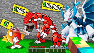 Minecraft, But I Can BUY Pokemon