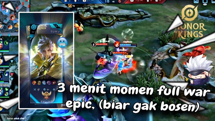 [TA] full war 1 vs 2-5 epic moment lam heroes  (gameplay-honorofkings)