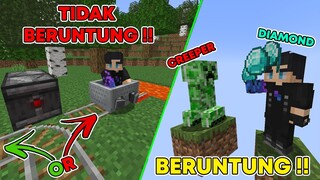 TEST KEBERUNTUNGAN MELAWAN ADIKKU @NightD  - MINECRAFT LUCKY TEST