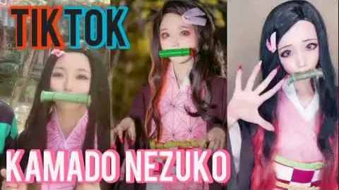 Tiktok Nezuko cosplay - Kimetsu no yaiba