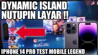 IPHONE 14 PRO BUAT MAIN MOBILE LEGEND !! GAK BISA RATA KANAN, DYNAMIC ISLAND MALAH NUTUPIN LAYAR !