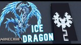 How to make an ICE DRAGON banner in Minecraft!
