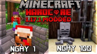 Hành Trình 100 Ngày Minecraft Sinh Tồn SIÊU KHÓ 1.17.1 (Ngày 1-5) Cùng @Buron Kanzaki