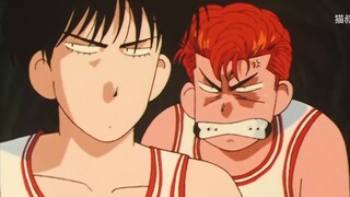 Anime SD: Sakuragi dan Rukawa Kaede saling memperhatikan pertengkaran! Itu adalah pistachio masa kec