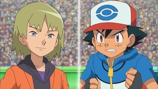 Pokemon Best Wishes Season 2 Dub - Ash's Pikachu Vs. Trip's Serperior (w/Japanese BGM)