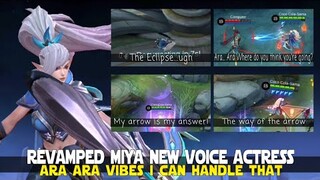 REVAMPED MIYA NEW VOICE ACTRESS ARA ARA VIBES WHERE DO YOU THINK YOU'RE GOING? MOBILE LEGENDS! MLBB!