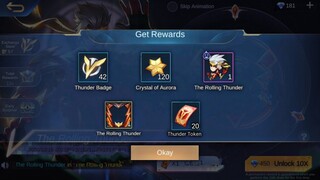 FREE THUNDER TOKENS | THE ROLLING THUNDER EVENT | MOBILE LEGENDS BANG BANG