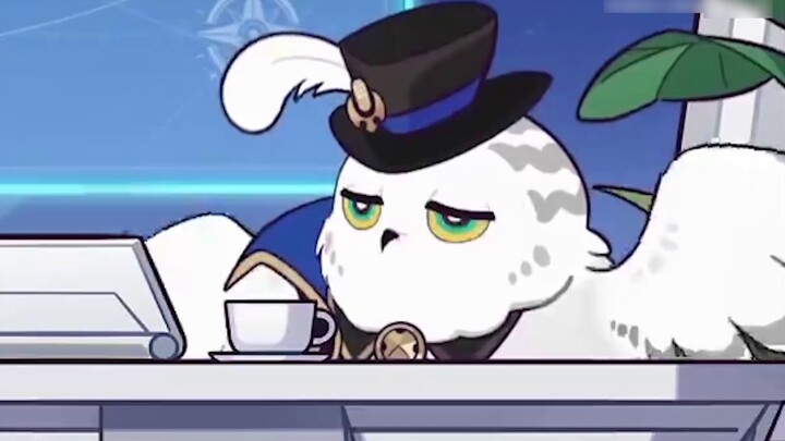 What is under the big black tower hat?